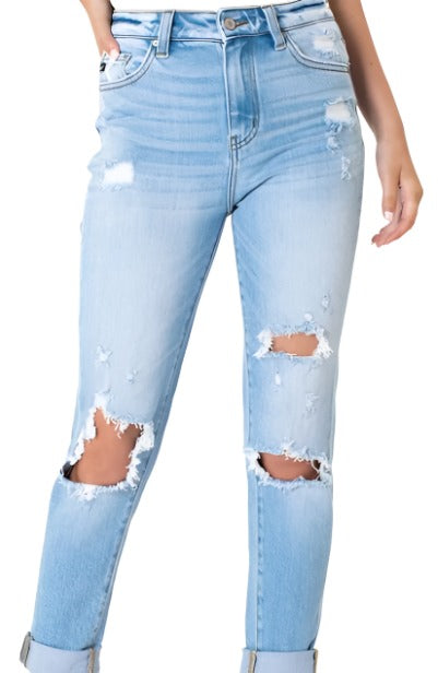 KanCan High Rise Mom Jeans