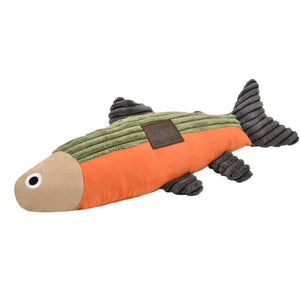 Plush Fish Dog Toy with Squeaker